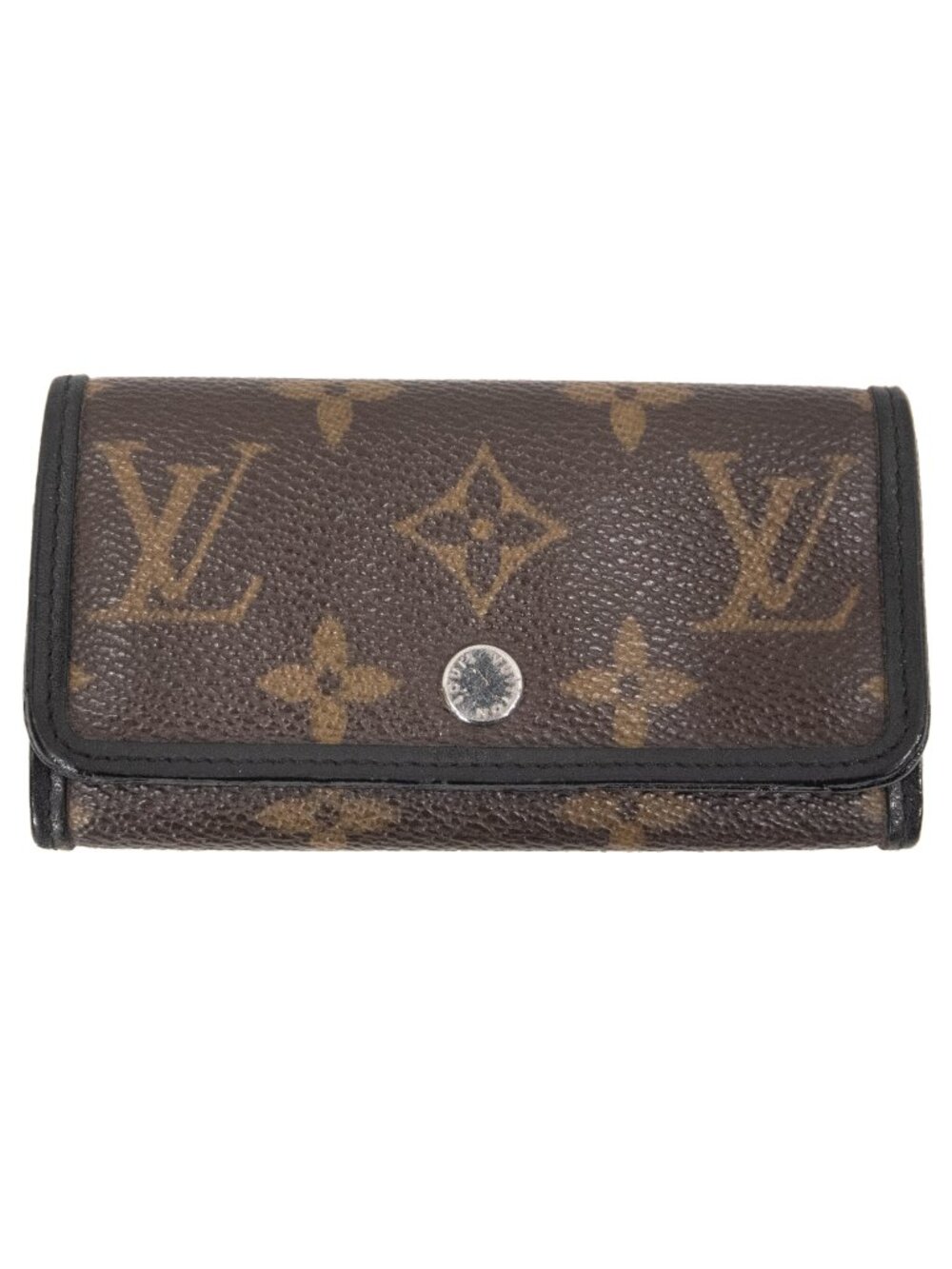 Authentic Louis Vuitton Monogram Macassar 6 Key Multicles